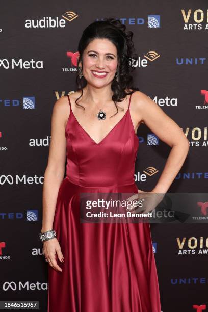 Colleen O'Shaughnessey attends 10th Annual Society of Voice Arts and Sciences Voice Awards Gala at The Beverly Hilton on December 10, 2023 in Beverly...