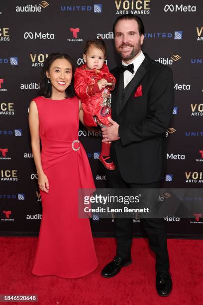 Diane Pang and Danny Burnside attend 10th Annual Society of Voice Arts and Sciences Voice Awards Gala at The Beverly Hilton on December 10, 2023 in...