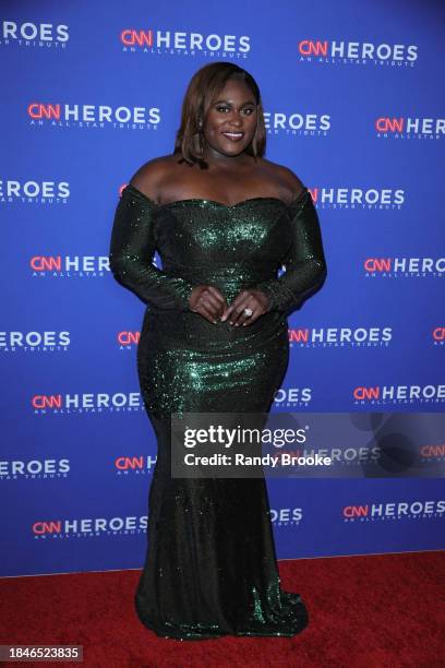 Danielle Brooks poses at the 17th Annual CNN Heroes: An All-Star Tribute at American Museum of Natural History on December 10, 2023 in New York City.