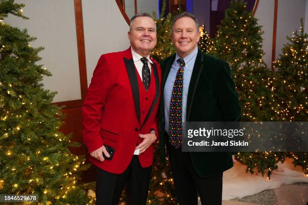 Chris Coad and Kevin Kowalsky attend The Toys Party NYC 2023 at Pier 60 on December 10, 2023 in New York City.
