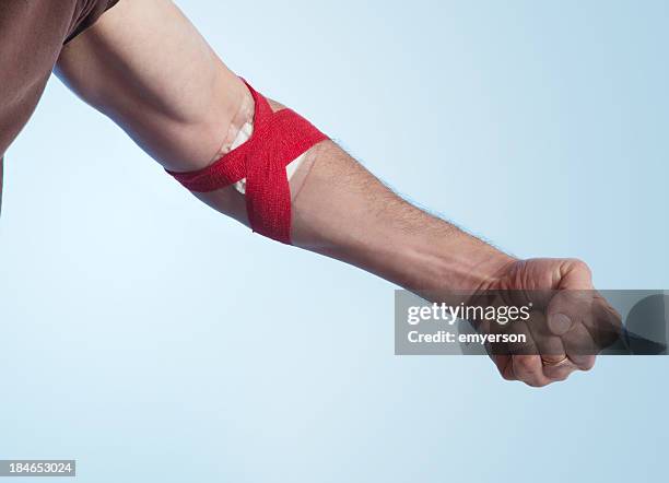 blood donor - bandage stock pictures, royalty-free photos & images