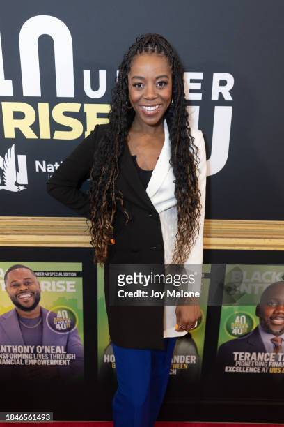 Bianca Peart attends Black Enterprise celebrates 40 Under 40 Class of 2023 at Altman Building on December 10, 2023 in New York City.