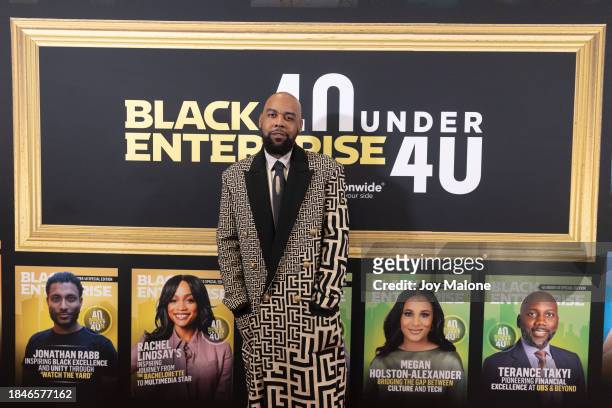 Ernest Dukes attends Black Enterprise celebrates 40 Under 40 Class of 2023 at Altman Building on December 10, 2023 in New York City.