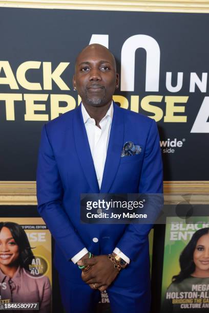 Terance Takyi attends Black Enterprise celebrates 40 Under 40 Class of 2023 at Altman Building on December 10, 2023 in New York City.