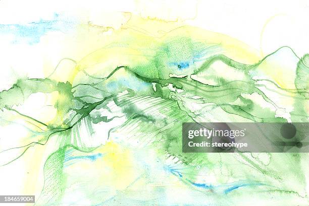 abstract land - pasture stock illustrations