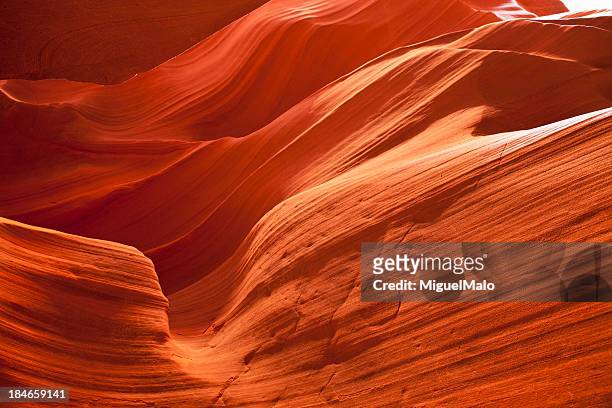 antelope canyon - sandstone wall stockfoto's en -beelden