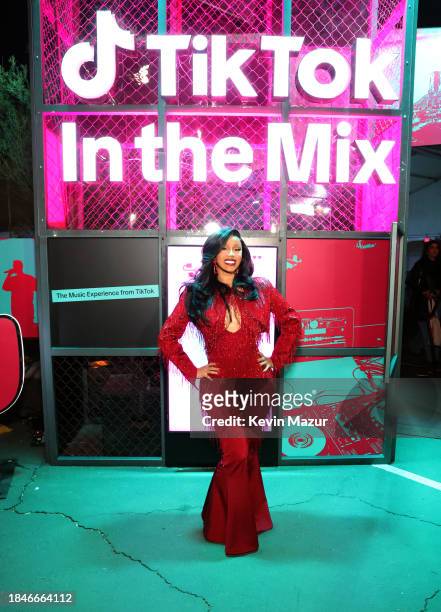 Cardi B attends TikTok In The Mix at Sloan Park on December 10, 2023 in Mesa, Arizona.