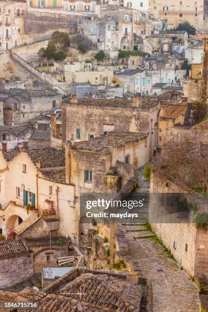 i sassi di matera, italy - cliff house stock pictures, royalty-free photos & images