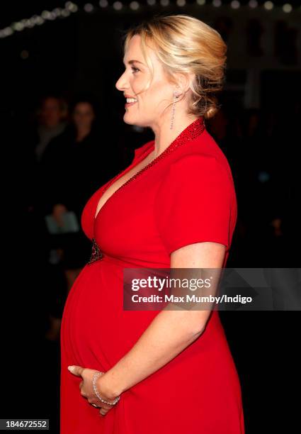 Kate Winslet attends the Mayfair Gala European Premiere of 'Labor Day' during the 57th BFI London Film Festival at Odeon Leicester Square on October...