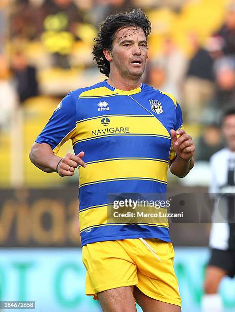 Fernando Couto of Stelle Gialloblu looks on during the 100 Years Anniversary match between Stelle Crociate and US Stelle Gialloblu at Stadio Ennio...