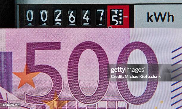 Bank Note Meter Bank Of Electric Meters Photos and Premium High Res Pictures - Getty Images