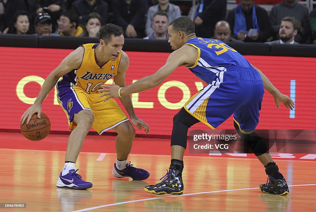 Golden State Warriors v Los Angeles Lakers