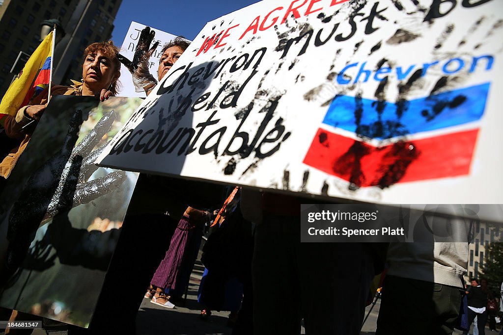 Chevron Argues In U.S. Court That 18 Billion Dollar Judgement In Ecuador Court Was Obtained Thru Bibery
