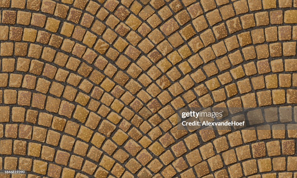 Adoquines ocres sin costuras