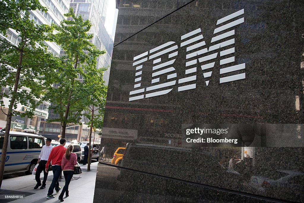 IBM Corp. Exteriors Ahead Of Earnings Figures