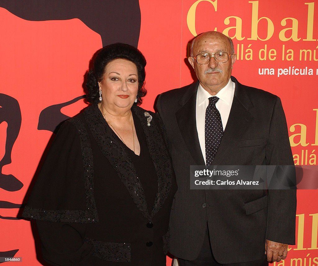 Soprano Montserrat Caballe Promotes Documentary