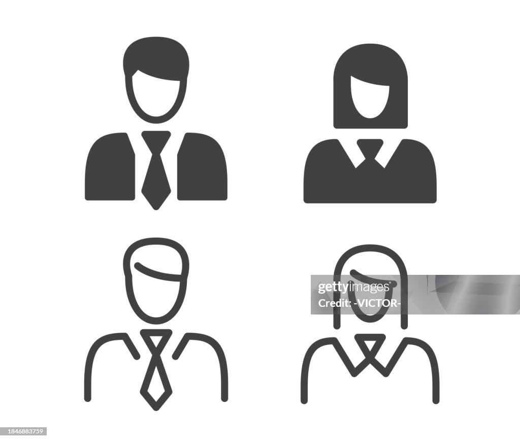 Personnes - Icônes d’illustration