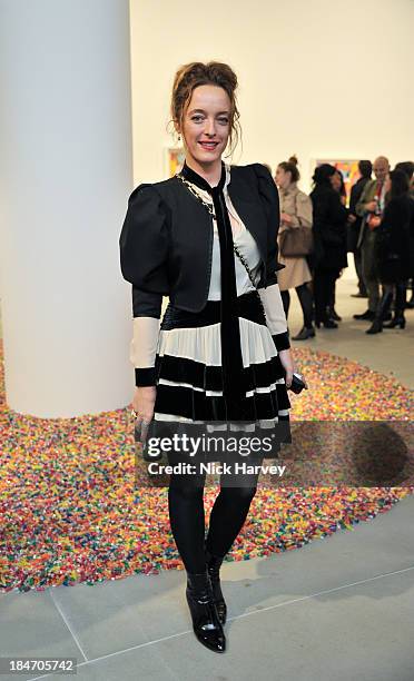 Alice Temperley attends the private view for Damien Hirst and Feliz Gonzalez-Torres' 'Candy' at Blain Southern on October 15, 2013 in London, England.