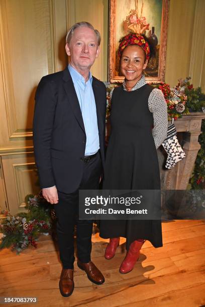 Douglas Henshall and Sian Ejiwunmi-Le Berre attend the launch of new BBC One Drama "Murder Is Easy" at The Charlotte Street Hotel on December 14,...