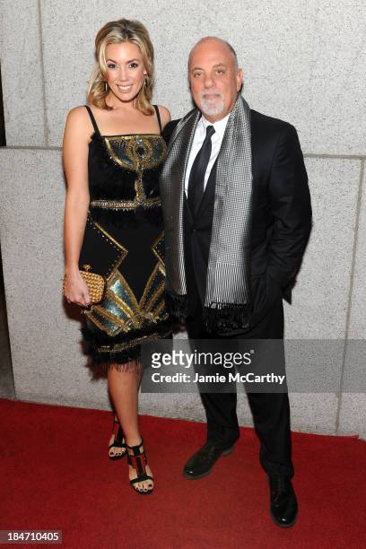 Alexis Roderick and Billy Joel attend the Elton John AIDS Foundation's 12th Annual An Enduring Vision Benefit at Cipriani Wall Street on October 15,...
