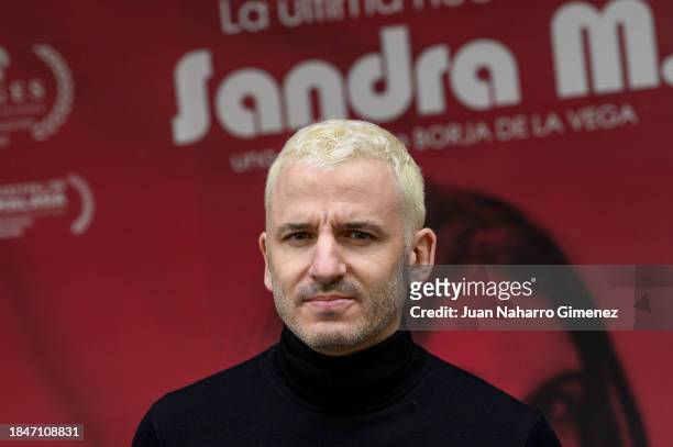 Borja de la Vega attends the Madrid photocall for "La Ultima Noche De Sandra M." at Cines Embajadores on December 11, 2023 in Madrid, Spain.