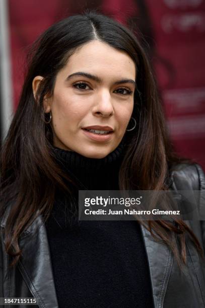 Claudia Traisac attends the Madrid photocall for "La Ultima Noche De Sandra M." at Cines Embajadores on December 11, 2023 in Madrid, Spain.