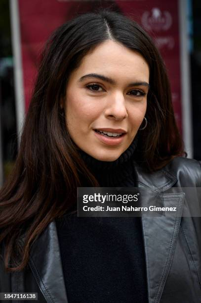 Claudia Traisac attends the Madrid photocall for "La Ultima Noche De Sandra M." at Cines Embajadores on December 11, 2023 in Madrid, Spain.