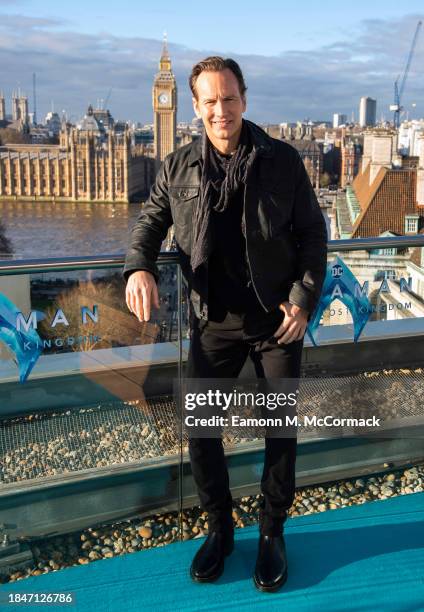 Patrick Wilson attends the "Aquaman and the Lost Kingdom" photocall on December 11, 2023 in London, England.