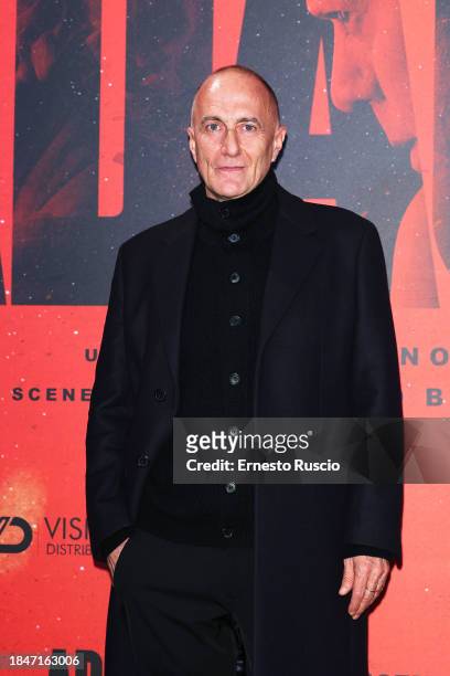 Director Stefano Sollima attends the photocall for the movie "Adagio" at The Space Moderno on December 11, 2023 in Rome, Italy.