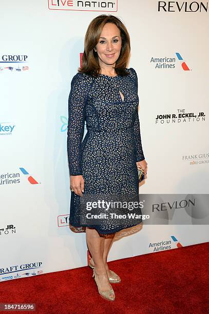 Rosanna Scotto attends the Elton John AIDS Foundation's 12th Annual An Enduring Vision Benefit at Cipriani Wall Street on October 15, 2013 in New...