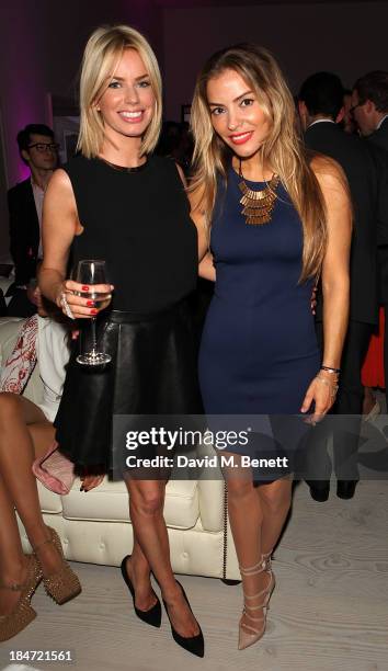 Caroline Stanbury and Elen Rivas attend the Candy Magazine Autumn/Winter 2013 launch party, featuring the Candy GPS report, at Saatchi Gallery on...