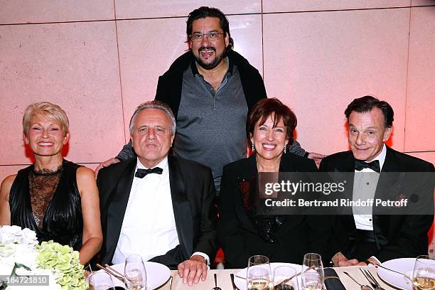 President of the Honorary Committee Miss Jean-Francois Theodore, Philippe Villin, Marcelo Alvarez in the role of Radames, Roselyne Bachelot Narquin...