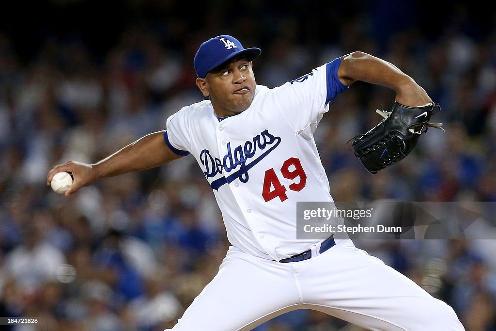 NLCS - St Louis Cardinals v Los Angeles Dodgers