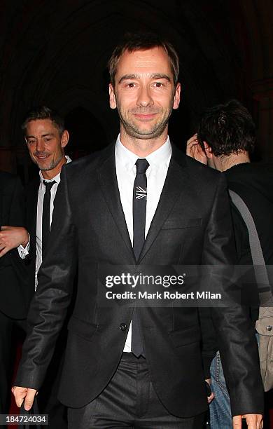 Charlie Condou attending the Attitude Magazine Awards on October 15, 2013 in London, England.