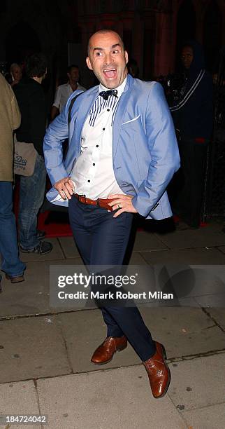 Louie Spence attending the Attitude Magazine Awards on October 15, 2013 in London, England.