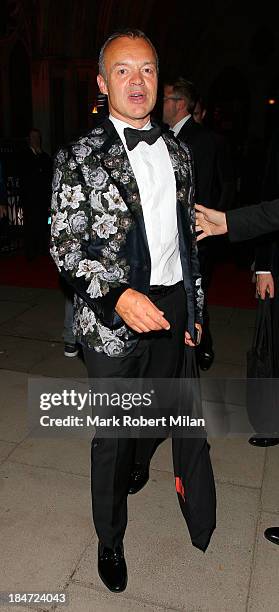 Graham Norton attending the Attitude Magazine Awards on October 15, 2013 in London, England.