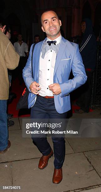 Louie Spence attending the Attitude Magazine Awards on October 15, 2013 in London, England.