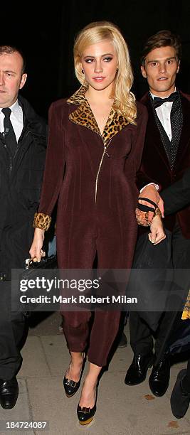 Pixie Lott attending the Attitude Magazine Awards on October 15, 2013 in London, England.