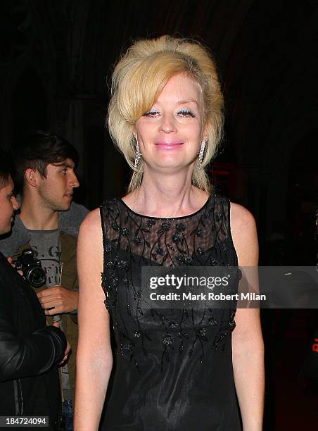 Lauren Harries attending the Attitude Magazine Awards on October 15, 2013 in London, England.