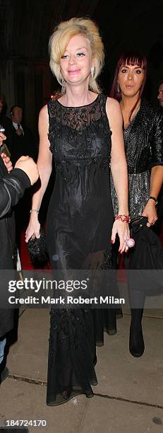 Lauren Harries attending the Attitude Magazine Awards on October 15, 2013 in London, England.