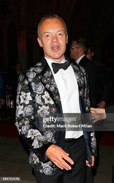 Graham Norton attending the Attitude Magazine Awards on October 15, 2013 in London, England.