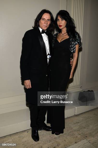 George Blodwell and Demet Oger attend the Elton John AIDS Foundation's 12th Annual An Enduring Vision Benefit at Cipriani Wall Street on October 15,...