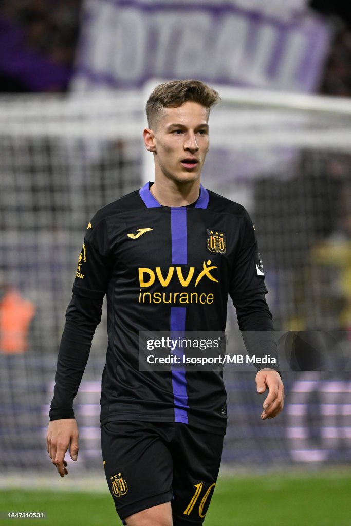 Yari Verschaeren of Anderlecht pictured during a football game News  Photo - Getty Images