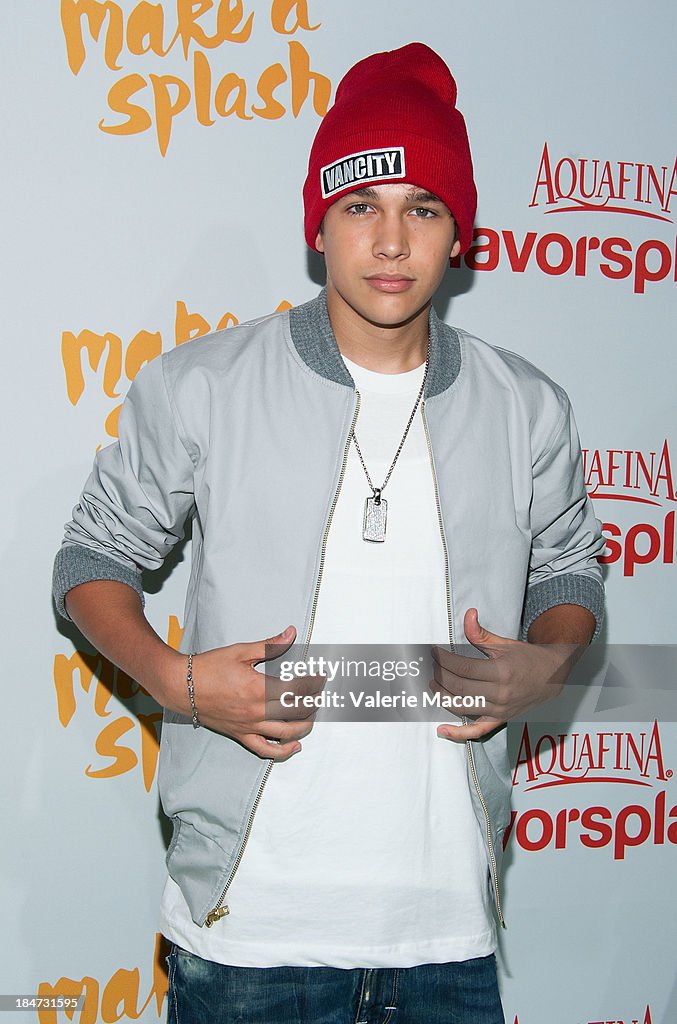 Aquafina FlavorSplash Launch Party With Austin Mahone & Nick Cannon