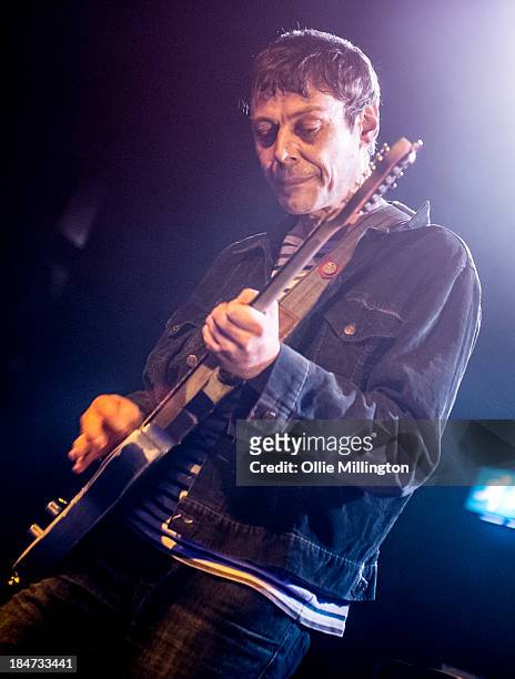 Mick Whitnall of Babyshambles performs at 02 Academy on October 15, 2013 in Leicester, England.