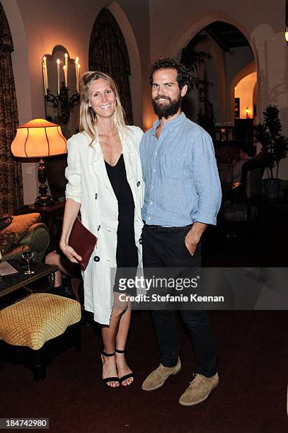Jessica De Ruiter and Jed Lind attend Tommy Hilfiger Celebrates George Esquivel Capsule Footwear Collection in Los Angeles - Dinner on October 15,...