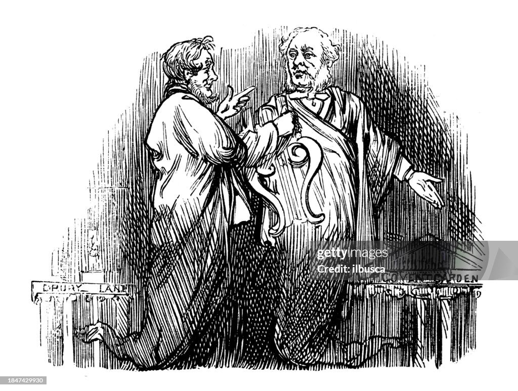 British satire caricature comic cartoon illustration