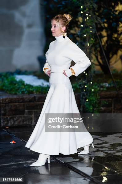 Sydney Sweeney is seen in Midtown on December 11, 2023 in New York