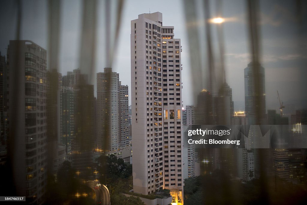 Buildings Stand In Hong Kong As Property Valuation Still Highly Stretched