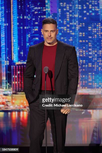 Joe Manganiello speaks onstage during the 17th Annual CNN Heroes: An All-Star Tribute at The American Museum of Natural History on December 10, 2023...
